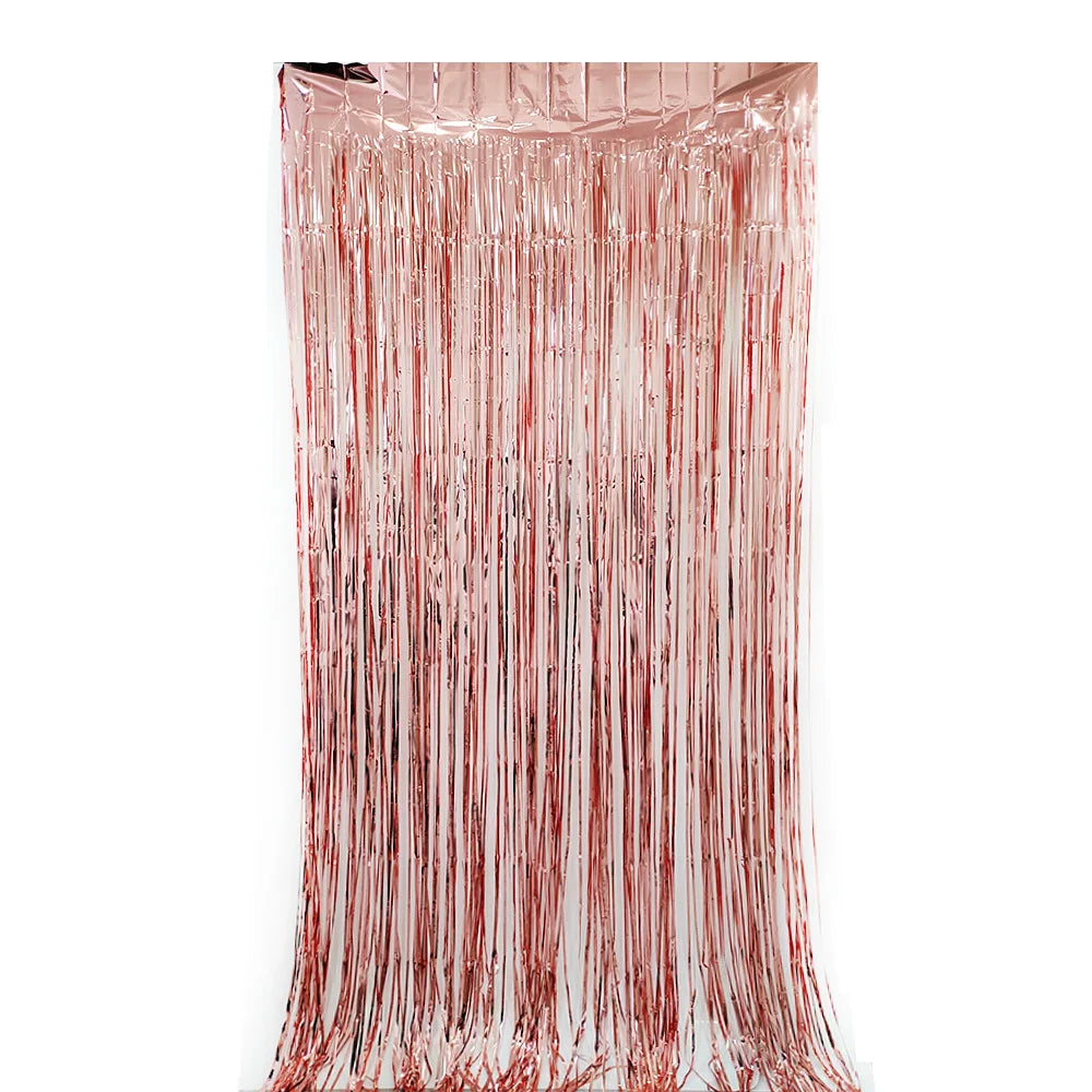 Quality Foil Fringe Curtains Party Decoration Party Decoration 1*2M