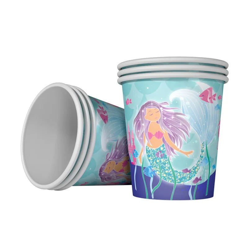 Faktari Cup Paper Ice Caren Popular Anime Figure Paper Cup Oem Children Party Paper Dispos Cup