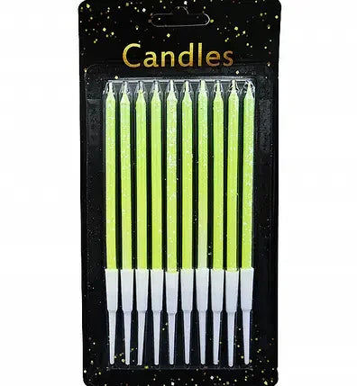 Nordic Modern OEM ODM 10 Pcs Long Rod Shaped Gradient Colour Candle Colorful Candle Stick