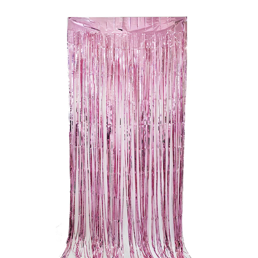 Quality Foil Fringe Curtains Party Decoration Party Decoration 1*2M