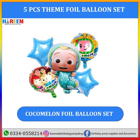 Cocomelon Foil Balloon Set