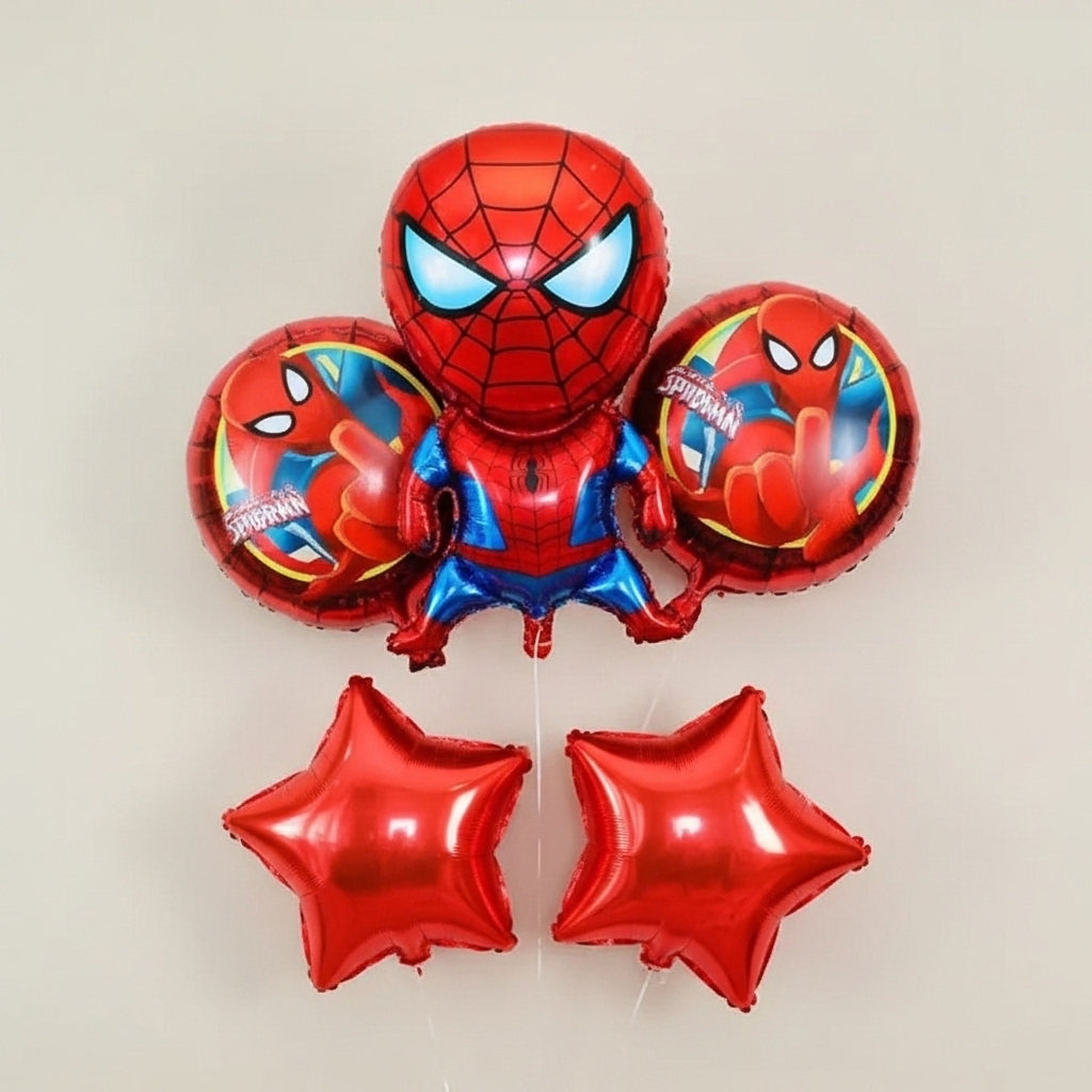 Spiderman Theme Birthday & Party Decorations, Full Set of Balloons & Items