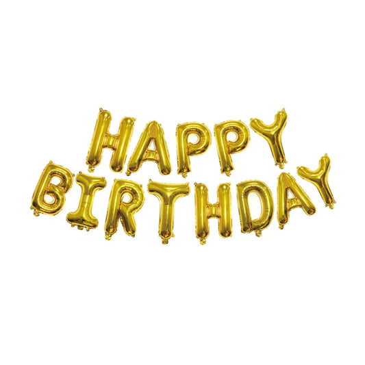 BONA Wholesale Balloon Sets for Baby Kids Happy Birthday Theme Party Decoration Custom Colorful Letter Foil Balloons