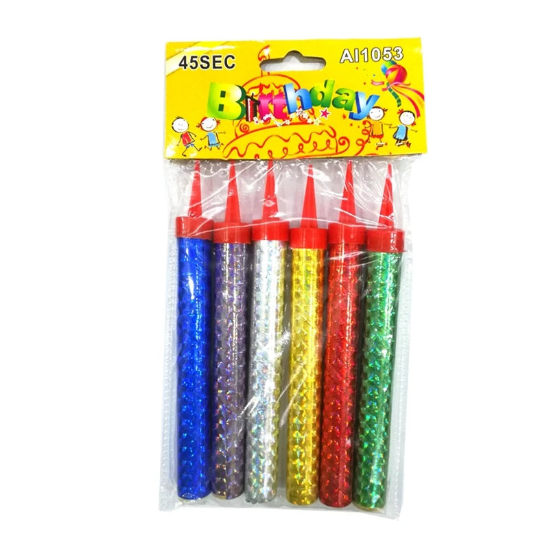 Wholesale Smokeless Cold Fountain Party Indoor Birthday Cake Sparkler Candles