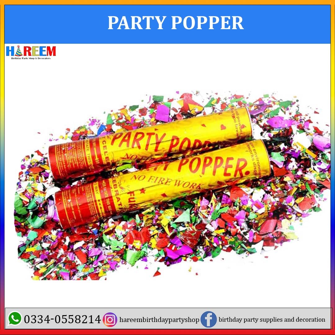 Party Popper  for Birthday & Party Event
