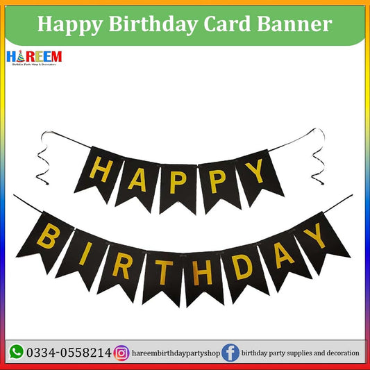 Happy Birthday Card Banner