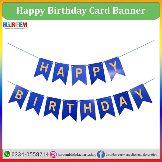 Happy Birthday Card Banner