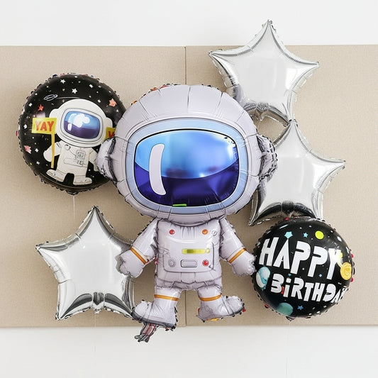 Space Theme Foil Balloon Set